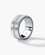 FRANKLIN Comfort Fit Gold Ring with 1.00ct Diamonds - 10mm