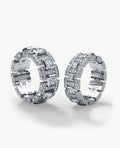 LA PAZ Gold Matching Wedding Band Set with 4.70ct & 1.30ct Diamonds