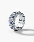 LA PAZ Gold Ring with 4.70ct Sapphires and Diamonds