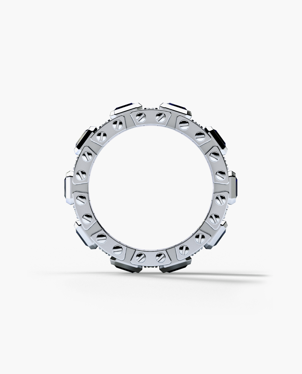 LA PAZ Gold Ring with 4.70ct Sapphires and Diamonds
