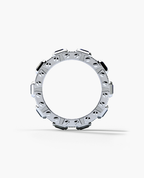 LA PAZ Gold Ring with 4.70ct Sapphires and Diamonds
