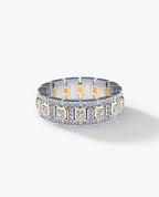 LA PAZ Two-Tone Gold Ring with 1.30ct Diamonds