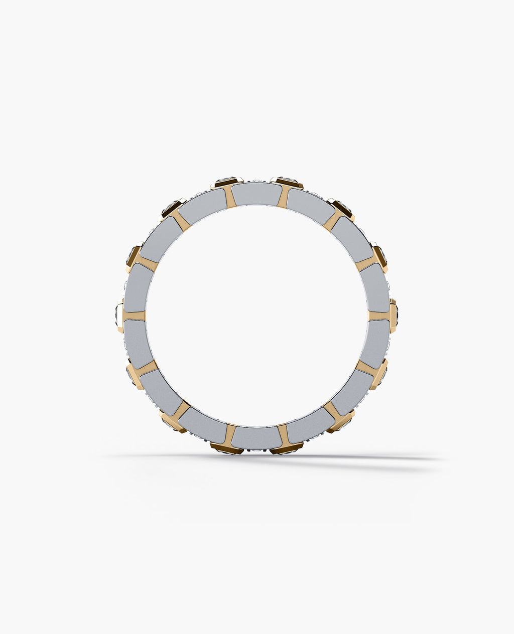LA PAZ Two-Tone Gold Ring with 1.30ct Diamonds