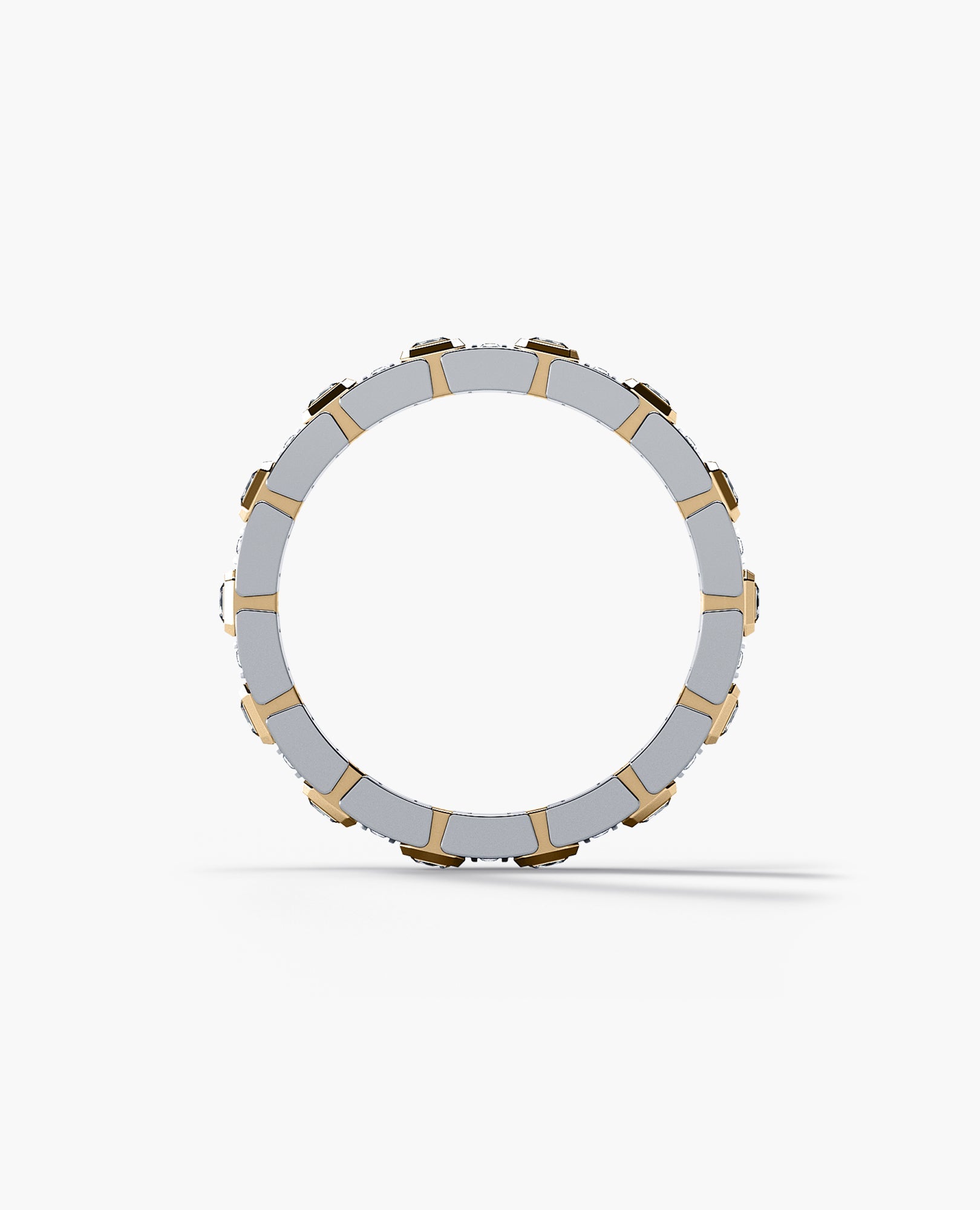 LA PAZ Two-Tone Gold Ring with 1.30ct Diamonds