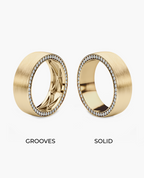 JERRITT Comfort Fit Gold Ring with 0.70ct Diamonds