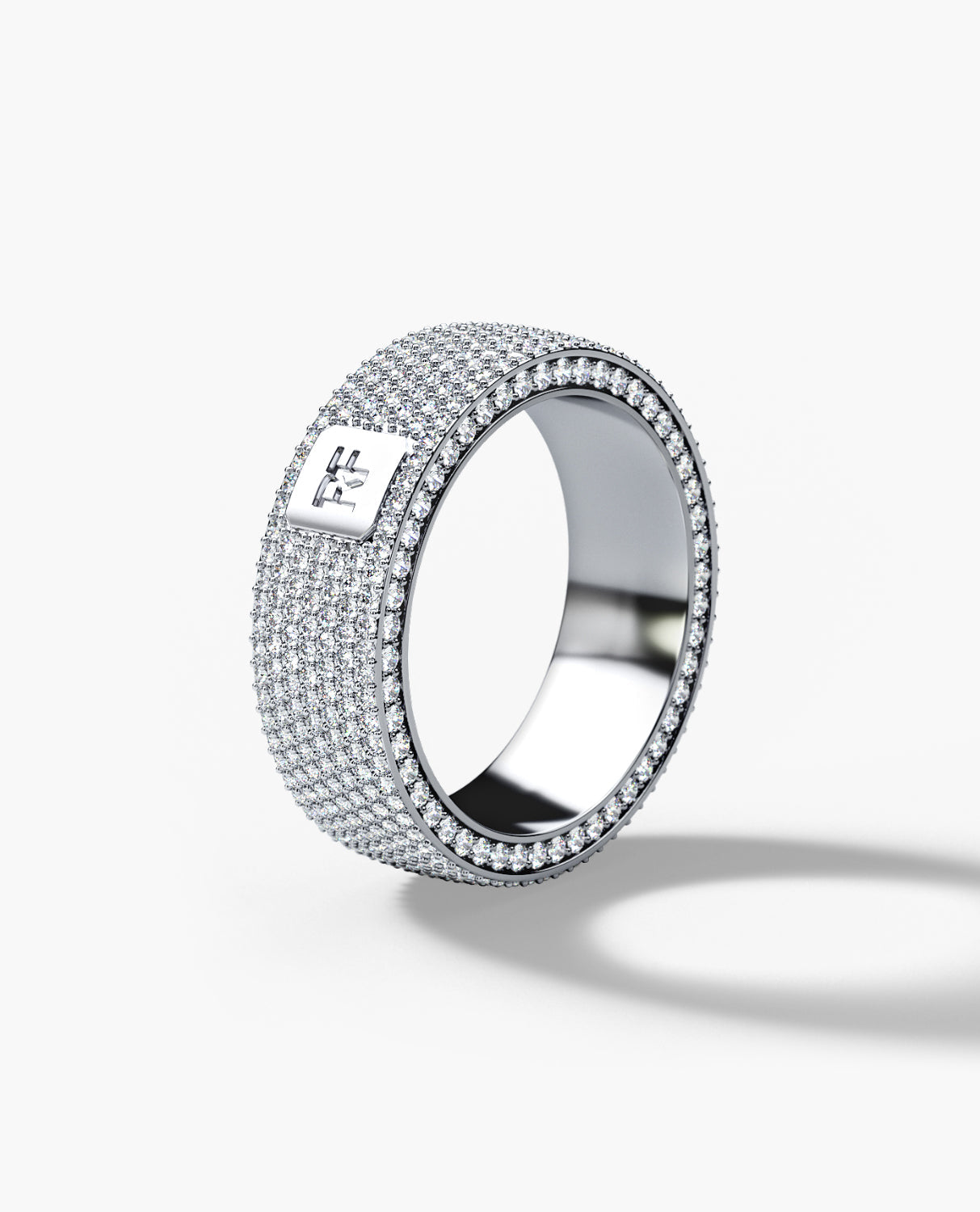 JERRITT Comfort Fit Gold Ring with 3.30ct Diamonds