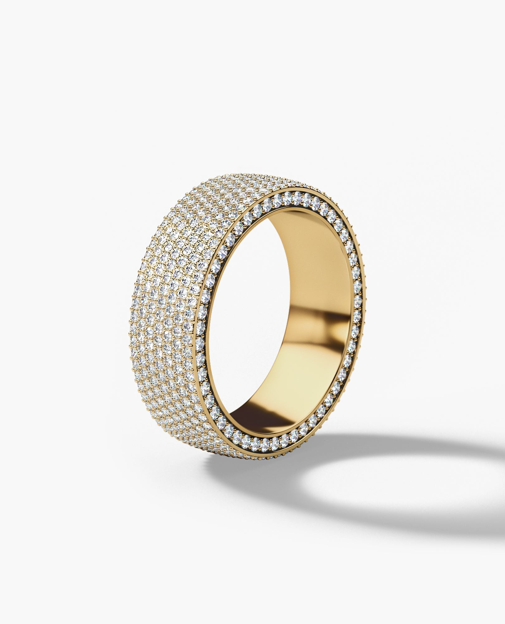 JERRITT Comfort Fit Gold Ring with 3.30ct Diamonds