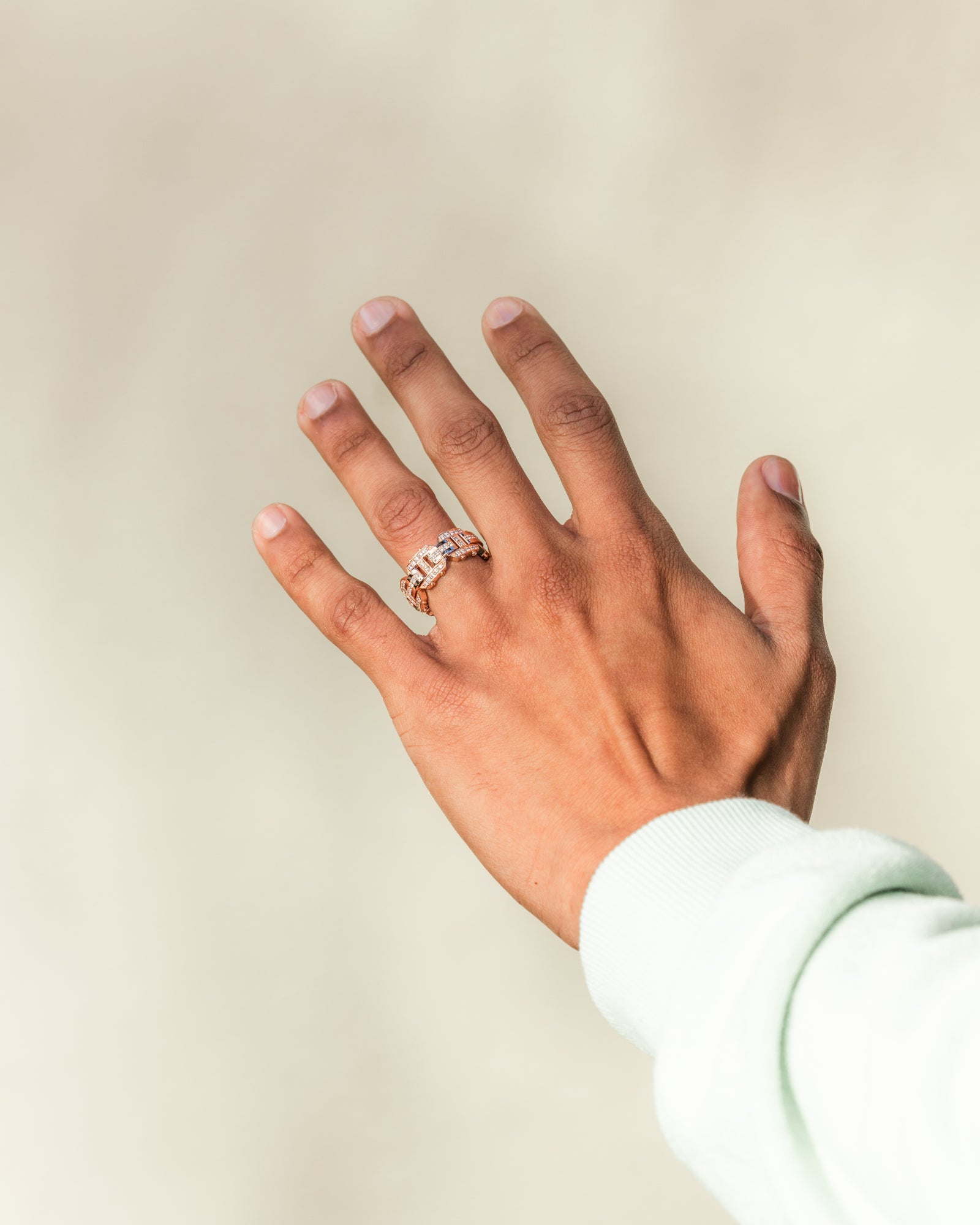 BRIGGS Gold Ring with 1.00ct Diamonds