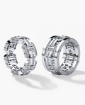 BRIGGS Diamond Matching Wedding Band Set in Gold and Platinum
