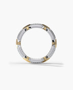 BRIGGS EDGE Two-Tone Gold Ring with 0.75ct Diamonds
