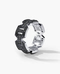 BRIGGS EDGE Gold Ring with 1.30ct Black Diamonds