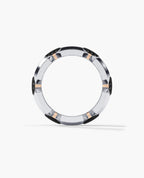 BRIGGS EDGE Two-Tone Gold Ring with 0.50ct Black Diamonds