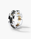 BRIGGS EDGE Two-Tone Gold Ring with 0.50ct Black Diamonds
