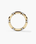 BRIGGS EDGE Two-Tone Gold Ring with 0.50ct Diamonds