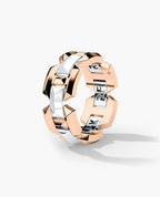 BRIGGS EDGE Two-Tone Gold Ring