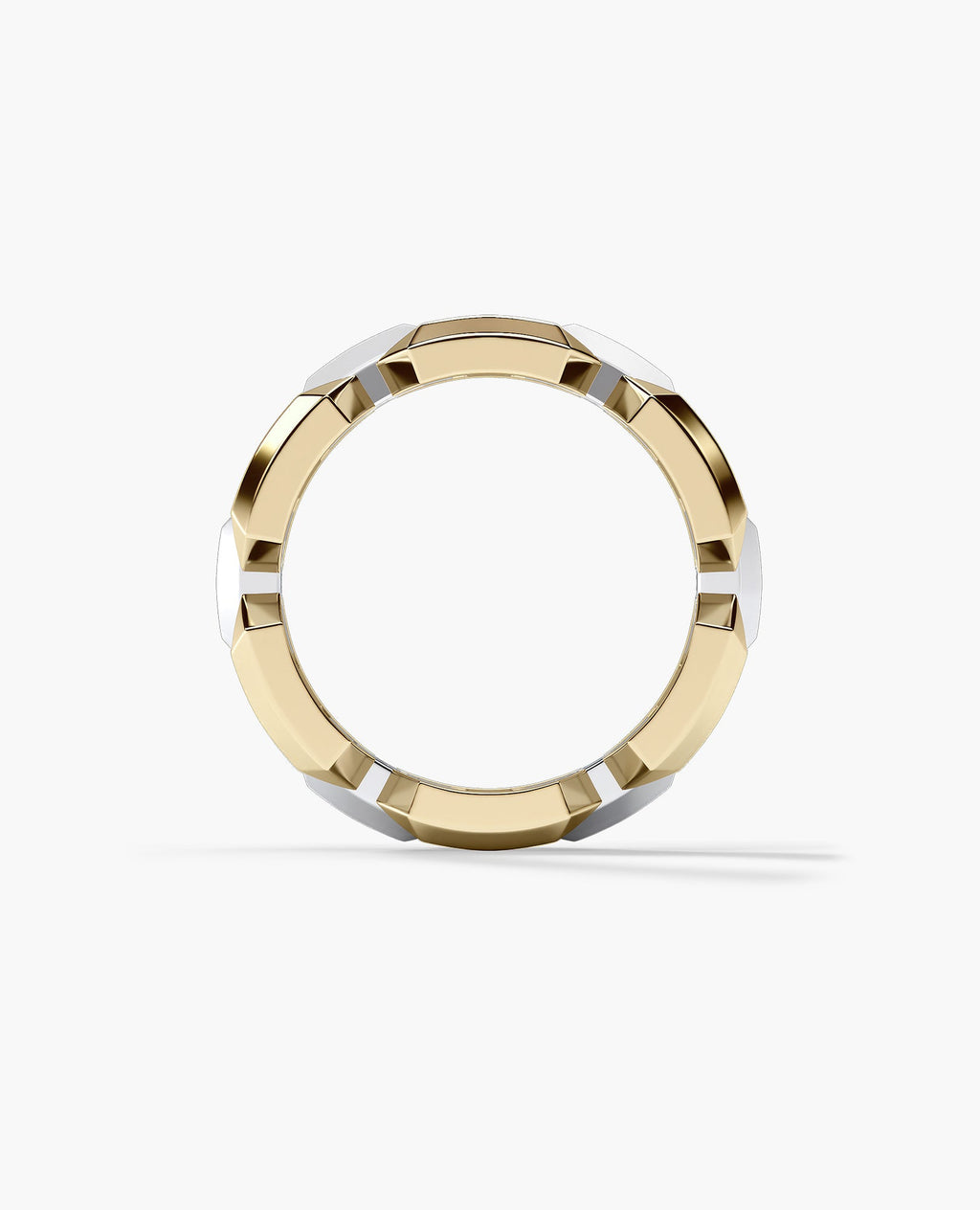 BRIGGS EDGE Two-Tone Gold Ring