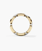 BRIGGS EDGE Two-Tone Gold Ring