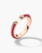 BASIN Gold Ring with 1.85ct Rubies