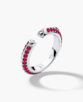 BASIN Gold Ring with 1.85ct Rubies