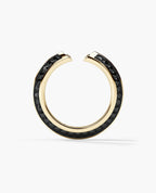 BASIN Gold Ring with 1.85ct Black Diamonds