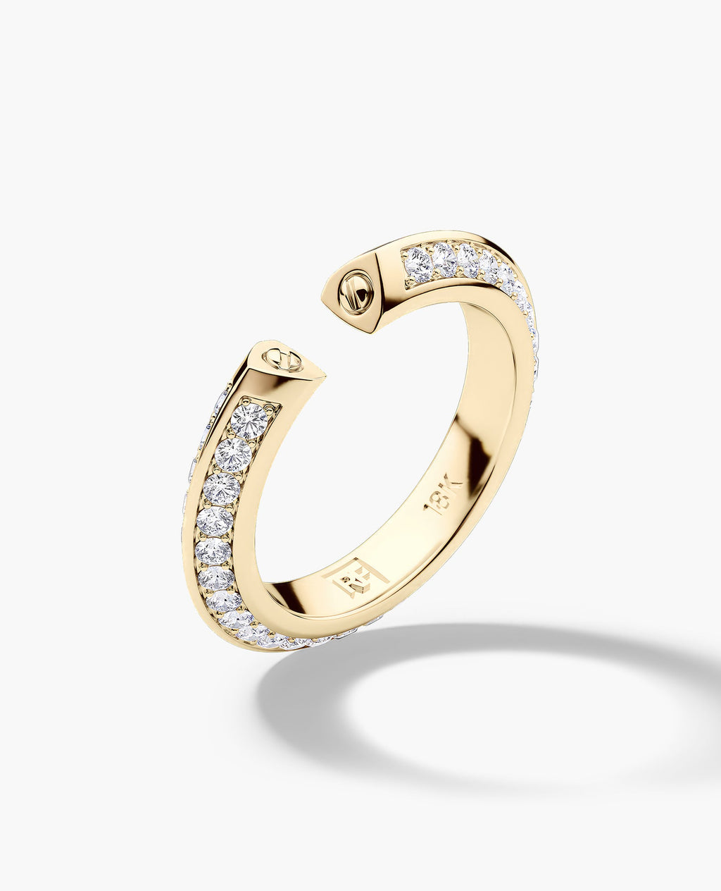 BASIN Gold Ring with 1.85ct Diamonds