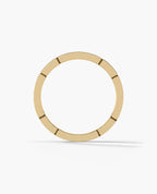 BRIGGS Gold Ring with 0.30ct Black Diamonds