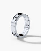 BRIGGS Gold Ring with 0.30ct Black Diamonds