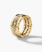 ROPES Gold Ring with 0.40ct Diamonds