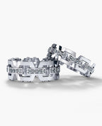 NORTHSTAR Gold Matching Diamond Wedding Band Set