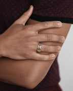 GETCHELL Two-Tone Gold Ring - Wide Version
