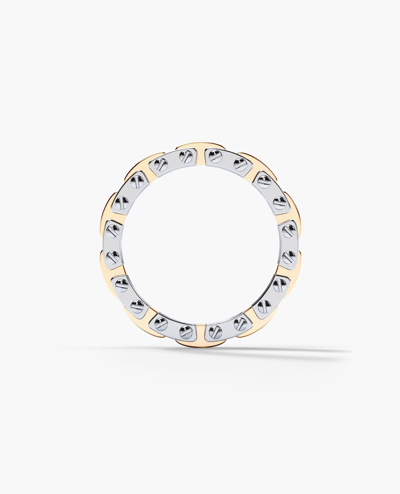 GETCHELL Two-Tone Gold Ring with 0.40ct Diamonds