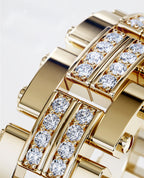 GETCHELL Gold Ring with 0.80ct Diamonds - Wide Version