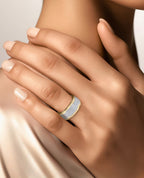 CABARRUS Two-Tone Wide Gold Ring with 2.25ct Diamonds
