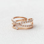 0.35CT Round Brilliant Cut Flexible Gift Wedding Band for Her