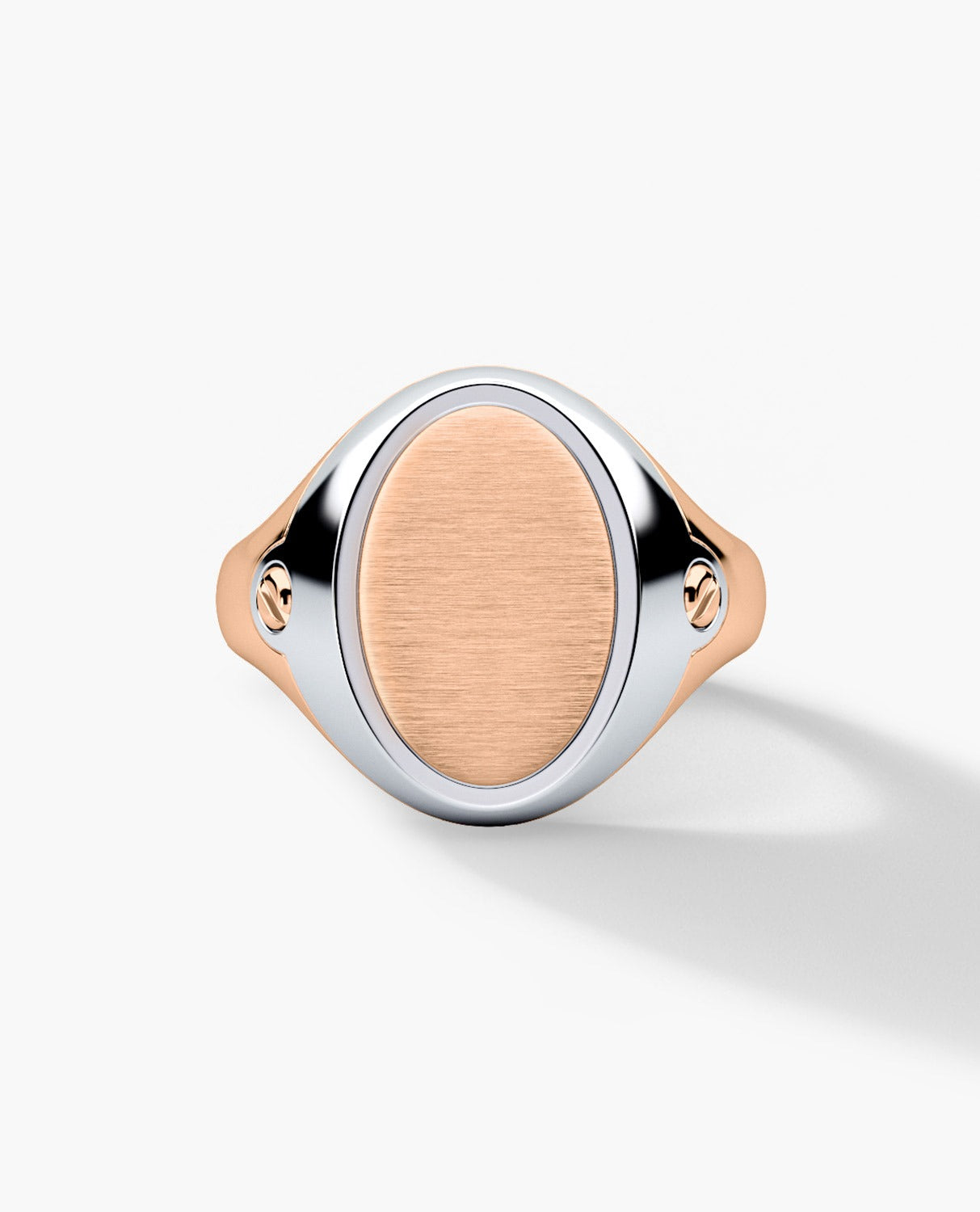 LODESTAR Two-Tone Gold Signet Ring
