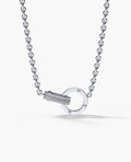 ROPES Gold Interlink Necklace Pendant with 0.20ct Diamonds