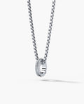 ROPES Circle Amulet Gold Pendant with 0.20ct Diamonds