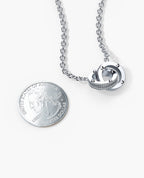 ROPES Gold Interlink Necklace Pendant with 0.20ct Diamonds