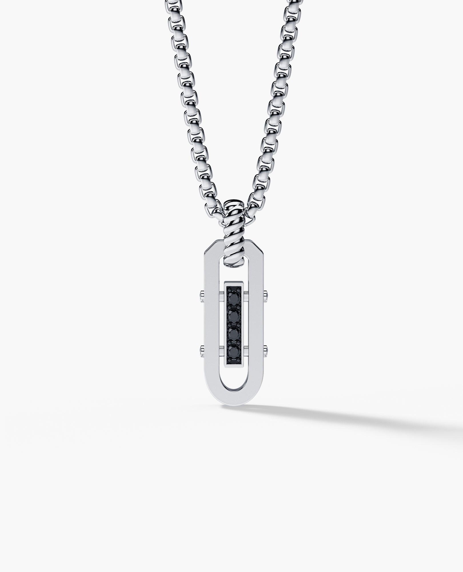 ROPES Amulet Gold Pendant with 0.20ct Black Diamonds