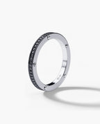 NORSE Gold Ring with 0.55ct Black Diamonds - 2.5mm