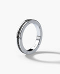 NORSE Gold Ring with 0.55ct Black Diamonds - 3.5mm