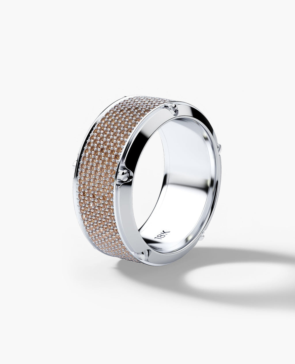 CORTEZ Gold Ring with 2.40ct KolaKola™ Brown Diamonds
