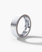 JERRITT Comfort Fit Gold Ring with 0.70ct KolaKola™ Brown Diamonds