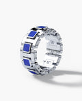 LA PAZ Gold Ring with Lapis