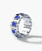 LA PAZ Gold Ring with Lapis