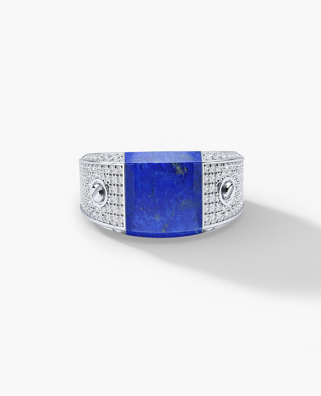 MONTANA Gold Signet Ring with 1.25ct Lapis and Diamonds