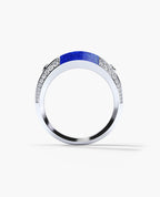 MONTANA Gold Signet Ring with 1.25ct Lapis and Diamonds