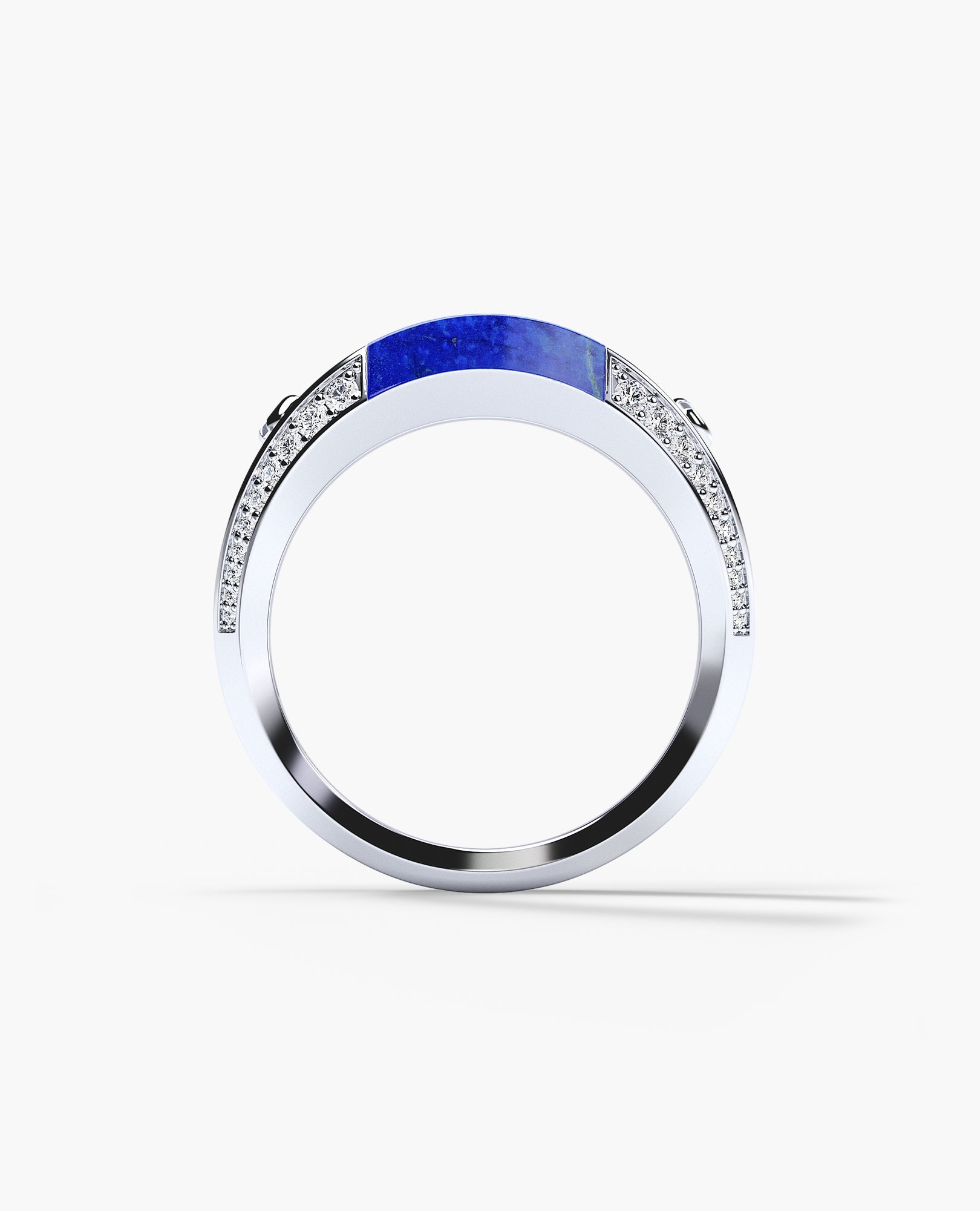 MONTANA Gold Signet Ring with 1.25ct Lapis and Diamonds