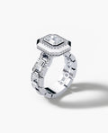 LA PAZ Emerald Cut Diamond Gold Engagement Ring
