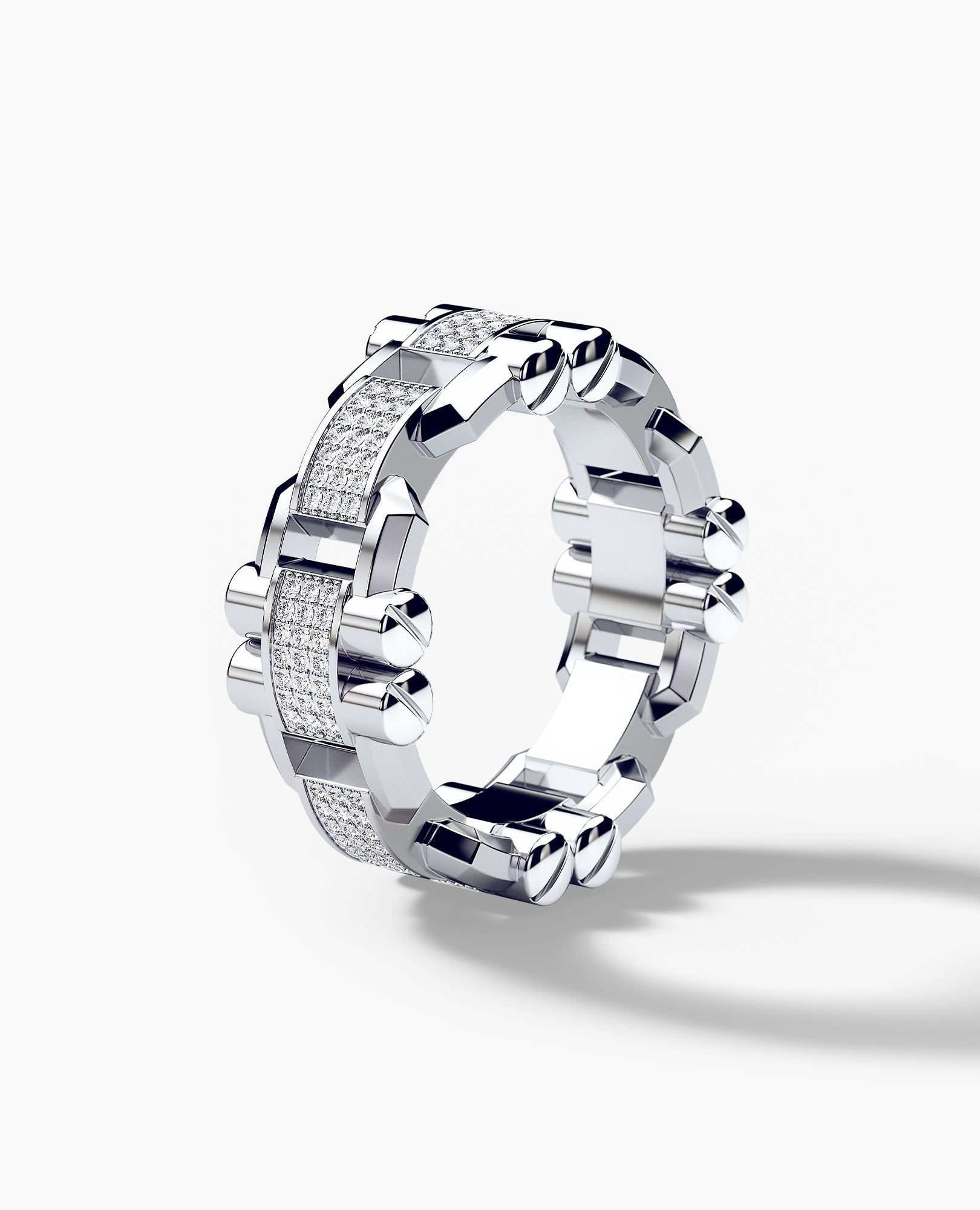 MOSS Gold Ring with 0.40ct Diamonds